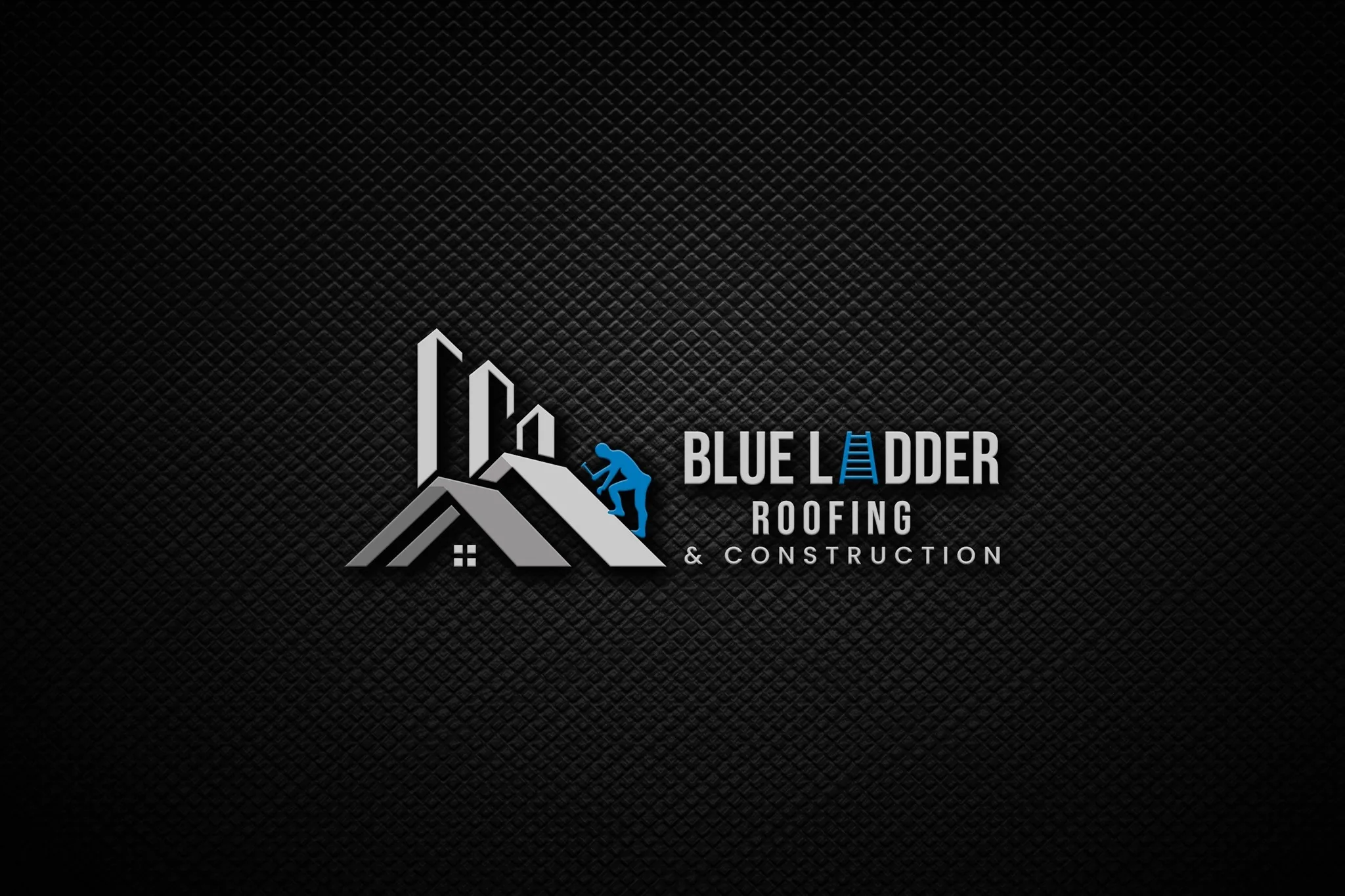 Business logo for Blue Ladder Roofing & Construction