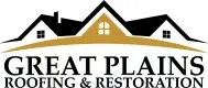 Business logo for Great Plains Roofing LLC