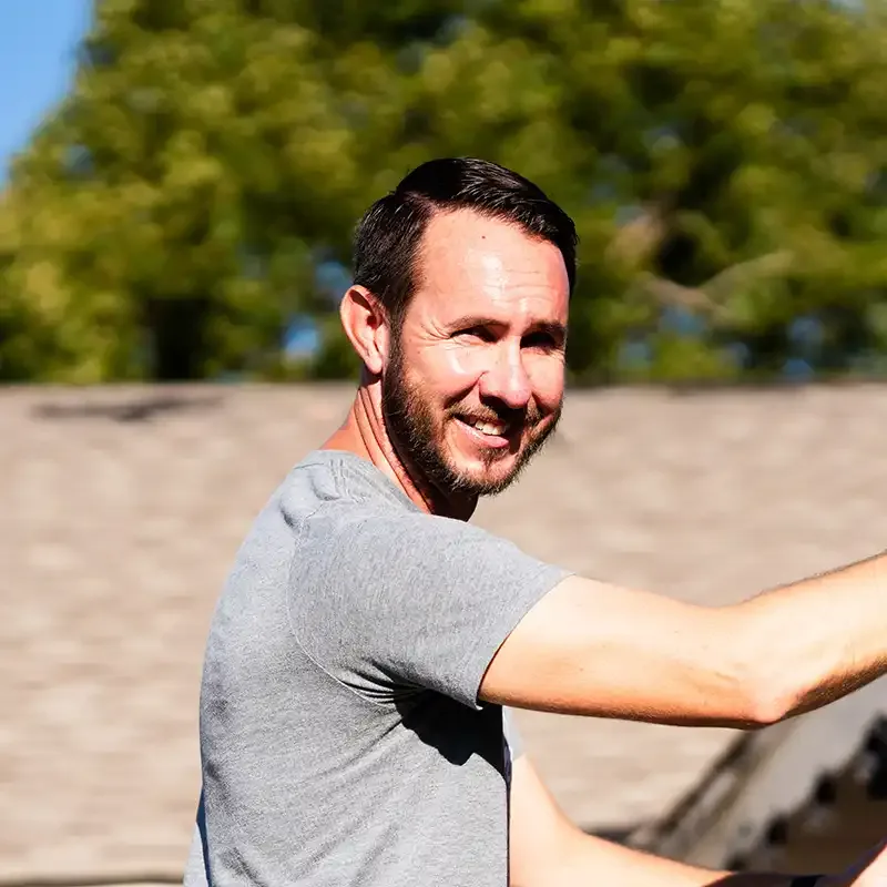 Eric Brown, general manager of McCann's Roofing & Construction